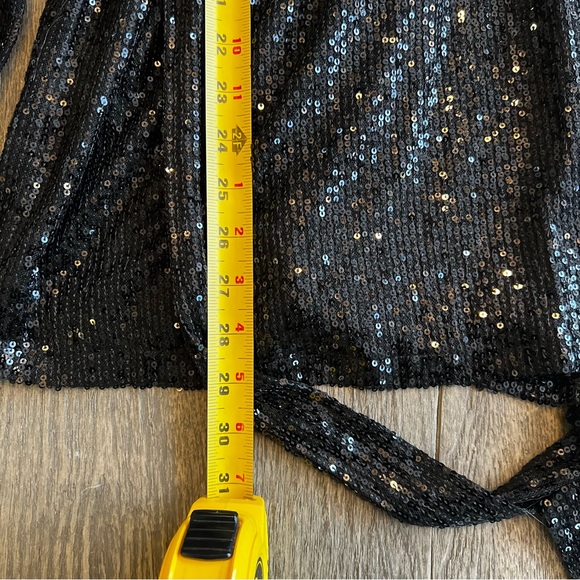 Sequin Black Dress - Picture 5 of 7